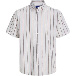 JACK & JONES Jorjoshua Canggu randig skjorta Ss, Antik vit, XS JACK & JONES Jorjoshua Canggu randig skjorta Ss, Antik vit, XS