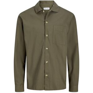 JACK & JONES Jjetristan Overshirt Ls Sn, Dammig oliv, L JACK & JONES Jjetristan Overshirt Ls Sn, Dammig oliv, L