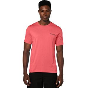 Columbia Apparel PFG Grafisk t-shirts, skjorta för män, Sunset red/Volante, storlek S Columbia Apparel PFG Grafisk t-shirts, skjorta för män, Sunset red/Volante, storlek S