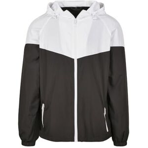 Build Your Brand Herrjacka, 2-Tone Tech Windrunner, Basic Män Windbreaker finns i många färger, storlekar XS – 5XL, svart/vit, M Build Your Brand Herrjacka, 2-Tone Tech Windrunner, Basic Män Windbreaker finns i många färger, storlekar XS – 5XL, svart/vit, M