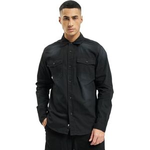 Brandit Hardee denimskjorta herr jeansskjorta, Black, L Brandit Hardee denimskjorta herr jeansskjorta, Black, L