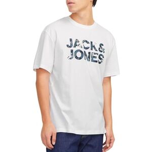 JACK & JONES Herr Jjebryan Corp Logo Tee SS O-Neck Noos t-shirt, vit, M, Vitt, M JACK & JONES Herr Jjebryan Corp Logo Tee SS O-Neck Noos t-shirt, vit, M, Vitt, M