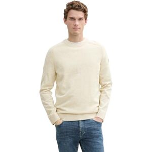 TOM TAILOR herrtröja, 37719 – Beige White Lime Multicolor, M TOM TAILOR herrtröja, 37719 – Beige White Lime Multicolor, M