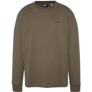 Schott NYC Schott TSCLIFF2ML långärmad t-shirt i bomull khaki, Färg: grön, M Schott NYC Schott TSCLIFF2ML långärmad t-shirt i bomull khaki, Färg: grön, M