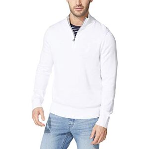 Nautica herrtröja med kvarts dragkedja, Ljusvit, M Nautica herrtröja med kvarts dragkedja, Ljusvit, M