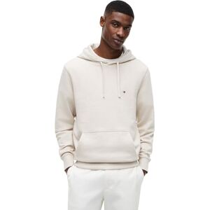Tommy Hilfiger Män ESSENTIAL TERRY HOODY MW0MW37235 pullover huvtröja, BEIGE, M, Beige (ljung havremjölk), M Tommy Hilfiger Män ESSENTIAL TERRY HOODY MW0MW37235 pullover huvtröja, BEIGE, M, Beige (ljung havremjölk), M