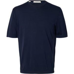 SELECTED MEN SELECTED Män Slhtorino Ss Knit Crew Neck Noos, marinblå blazer, XXL SELECTED MEN SELECTED Män Slhtorino Ss Knit Crew Neck Noos, marinblå blazer, XXL