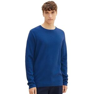 TOM TAILOR Denim Tröja för män, 19168 Hockey Blue, XXL TOM TAILOR Denim Tröja för män, 19168 Hockey Blue, XXL
