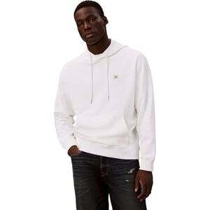 Calvin jeans herr 400GSM TERRY BADGE HOODIE LV04RC274G tröjor, vit (ljus vit), S, Vit (ljusvit), S Calvin jeans herr 400GSM TERRY BADGE HOODIE LV04RC274G tröjor, vit (ljus vit), S, Vit (ljusvit), S