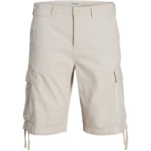 JACK & JONES Jpstcole Tucker Cargo Shorts Lng Sn, Moonbeam, M JACK & JONES Jpstcole Tucker Cargo Shorts Lng Sn, Moonbeam, M