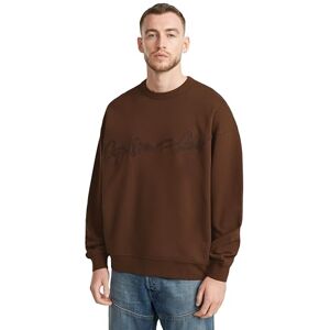 G-STAR RAW Chenille G-skript lös r sweat, Brun (Dk Plum D25134-d257-8168), XL G-STAR RAW Chenille G-skript lös r sweat, Brun (Dk Plum D25134-d257-8168), XL