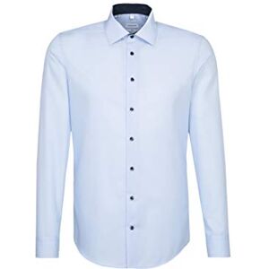 Seidensticker Herr herr business fåll slim fit formell skjorta, Blå (Hellblau 14), 24 SE Seidensticker Herr herr business fåll slim fit formell skjorta, Blå (Hellblau 14), 24 SE
