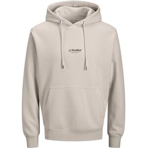 JACK & JONES Jjesoho Sweat Hood Noos Pls – plus storlek, Moonbeam, 3XL JACK & JONES Jjesoho Sweat Hood Noos Pls – plus storlek, Moonbeam, 3XL