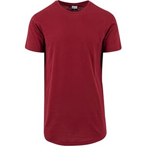 Urban Classics herr T-tröja Shaped Long Tee, Red (Burgundy), M Urban Classics herr T-tröja Shaped Long Tee, Red (Burgundy), M