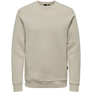 Only & Sons Onsceres Crew Neck Noos sweatshirt, Silverfoder, S Only & Sons Onsceres Crew Neck Noos sweatshirt, Silverfoder, S