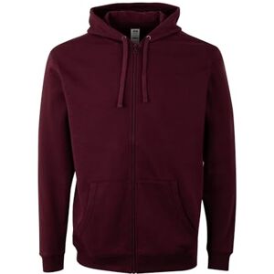 Mukua SF270U unisex huvtröja med dragkedja och huva, vin, storlek L, Vinröd, L Mukua SF270U unisex huvtröja med dragkedja och huva, vin, storlek L, Vinröd, L