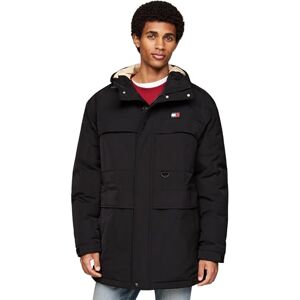 Tommy Jeans herr TJM TECH CANVAS PARKA DM0DM20005 andra rockar, svart (svart), XXL, svart (svart), XXL Tommy Jeans herr TJM TECH CANVAS PARKA DM0DM20005 andra rockar, svart (svart), XXL, svart (svart), XXL