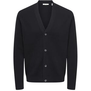 Only & Sons Onsting Life Reg Ls cardigan stickad Noos, svart, M Only & Sons Onsting Life Reg Ls cardigan stickad Noos, svart, M