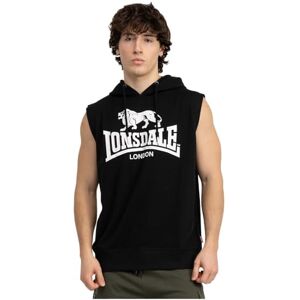 Lonsdale Bignor ärmlös huvtröja XL, svart, XL Lonsdale Bignor ärmlös huvtröja XL, svart, XL
