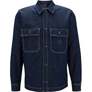 Boss Mäns Jeans_Jacket_L, Mörkblå, S Boss Mäns Jeans_Jacket_L, Mörkblå, S
