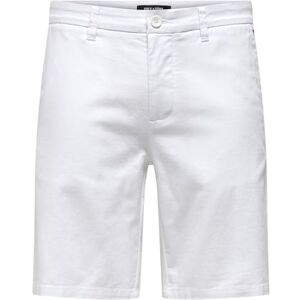 Only & Sons ONSMARK 0011 bomullsshorts NOOS, Vit, S Only & Sons ONSMARK 0011 bomullsshorts NOOS, Vit, S