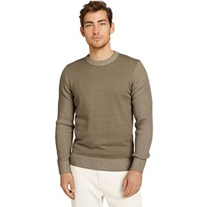 TOM TAILOR Herr ribba tröja 1028740, 10942 Beach Sand, 3XL TOM TAILOR Herr ribba tröja 1028740, 10942 Beach Sand, 3XL