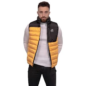 Just Emporio ärmlös jacka för vuxna män, gul/svart, YELLOW/SVART, L Just Emporio ärmlös jacka för vuxna män, gul/svart, YELLOW/SVART, L