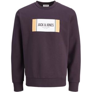 JACK & JONES Jjhayato Sweat Crew Neck BTS, Plum Perfect, M JACK & JONES Jjhayato Sweat Crew Neck BTS, Plum Perfect, M