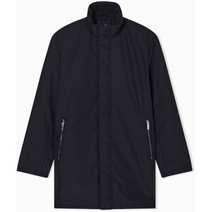 Giorgio Armani Men's Essential, täckt stängning på sidan logotyp trenchcoat, svart, XS, svart, XS Giorgio Armani Men's Essential, täckt stängning på sidan logotyp trenchcoat, svart, XS, svart, XS