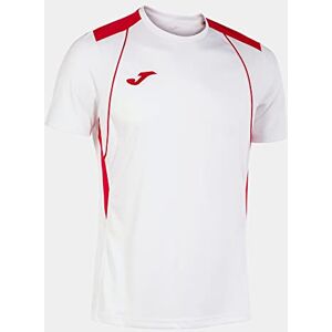 Joma Kortärmad T-shirt Championship VII Vit Röd Joma Kortärmad T-shirt Championship VII Vit Röd