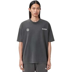 AllSaints Emblem SS Crew, tvättad svart, XS AllSaints Emblem SS Crew, tvättad svart, XS