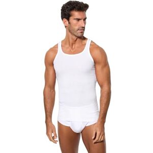 Abanderado Mäns Canalé Ocean Bomull Hängslen T-shirt, Vit (vit 001), 54 Abanderado Mäns Canalé Ocean Bomull Hängslen T-shirt, Vit (vit 001), 54