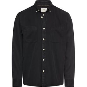 camel active Långärmad skjorta för män med bröstficka, svart, XL camel active Långärmad skjorta för män med bröstficka, svart, XL