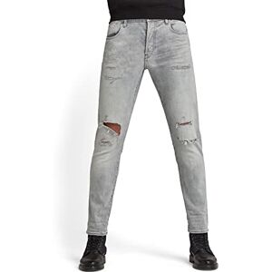 G-STAR RAW herr Jeans 3301 Slim, Grå (Vintage Ripped Oreon Grey C293-c297), 31W / 34L G-STAR RAW herr Jeans 3301 Slim, Grå (Vintage Ripped Oreon Grey C293-c297), 31W / 34L