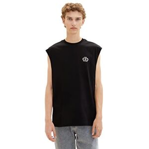 TOM TAILOR Denim herr T-tröja 1036450, 29999 Svart, M TOM TAILOR Denim herr T-tröja 1036450, 29999 Svart, M