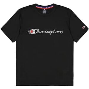 Champion Legacy Modern Sport (220381) Tåg Micro Mesh Script Logo SS Crewneck T-Shirt, Svart (NBK), S Modern Sport Herr FW24, Svart (Nbk), S Champion Legacy Modern Sport (220381) Tåg Micro Mesh Script Logo SS Crewneck T-Shirt, Svart (NBK), S Modern Sport Herr FW24, Svart (Nbk), S