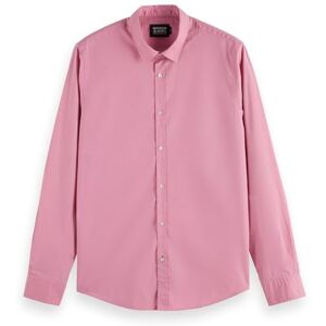 Scotch & Soda Seasonal Essentials Poplin, solid skjorta, Poetry Pink 7451, S Scotch & Soda Seasonal Essentials Poplin, solid skjorta, Poetry Pink 7451, S