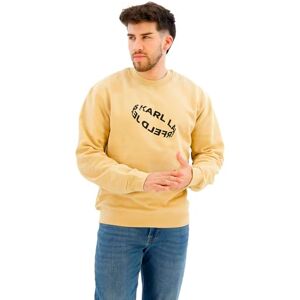 KARL LAGERFELD JEANS , Herr, Multi Ring Logo Sweat, Regular Fit, Beige, XL KARL LAGERFELD JEANS , Herr, Multi Ring Logo Sweat, Regular Fit, Beige, XL