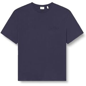 GANT REG Tonal Shield SS T-shirt, Kvällsblå, XXL GANT REG Tonal Shield SS T-shirt, Kvällsblå, XXL
