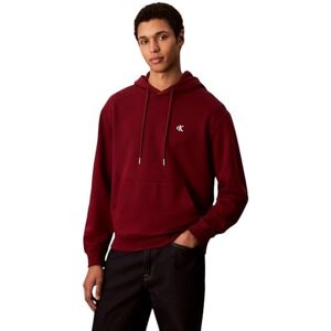 Calvin herr LS EU 350TERRY MONOGRAM HOODIE LV04RC297G tröjor, röd (renässansröd), XXL Calvin herr LS EU 350TERRY MONOGRAM HOODIE LV04RC297G tröjor, röd (renässansröd), XXL
