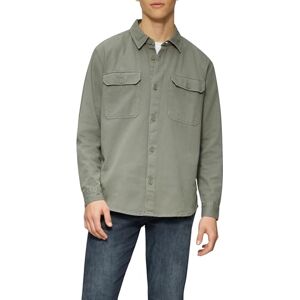QS Overshirt i tvättad twill, Olivgrön, M QS Overshirt i tvättad twill, Olivgrön, M