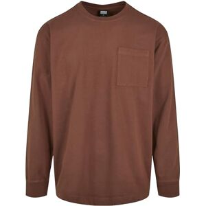 Urban Classics Herr tung överdimensionerad ficka långärmad t-shirt, bark, S Urban Classics Herr tung överdimensionerad ficka långärmad t-shirt, bark, S