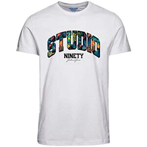 JACK & JONES Bestseller A/S Jorbooster Tee S Crew Neck Drop 4 T-shirt för män, Bright White, XL, Ljus vit, XL JACK & JONES Bestseller A/S Jorbooster Tee S Crew Neck Drop 4 T-shirt för män, Bright White, XL, Ljus vit, XL