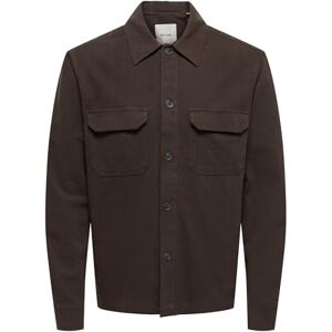 Only & Sons Onscolt Reg L/S 0570 Shirt Noos, Kaffeböna, XL Only & Sons Onscolt Reg L/S 0570 Shirt Noos, Kaffeböna, XL