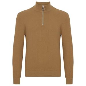 CASUAL FRIDAY Karlo strukturerad dragkedja stickad tröja för män, 181022/Ermine, XXL CASUAL FRIDAY Karlo strukturerad dragkedja stickad tröja för män, 181022/Ermine, XXL
