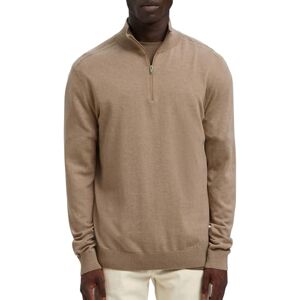 SELECTED MEN Slhberg Ls halv dragkedja Noos, Savannah Tan, XXL SELECTED MEN Slhberg Ls halv dragkedja Noos, Savannah Tan, XXL