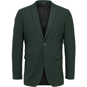 SELECTED HOMME Utvald Homme manlig blazer smal passform, Mörkgrön, 52 SELECTED HOMME Utvald Homme manlig blazer smal passform, Mörkgrön, 52