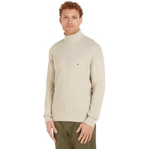 Tommy Hilfiger herr struktur rulle hals MW0MW36526, pullover tröja, brun, XXL, Brun (ljungad havremjölk), XXL Tommy Hilfiger herr struktur rulle hals MW0MW36526, pullover tröja, brun, XXL, Brun (ljungad havremjölk), XXL