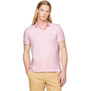 Tommy Hilfiger Herr Kortärmad 1985 Slim Fit Pikétröja, Rosa (ljusrosa), L Tommy Hilfiger Herr Kortärmad 1985 Slim Fit Pikétröja, Rosa (ljusrosa), L
