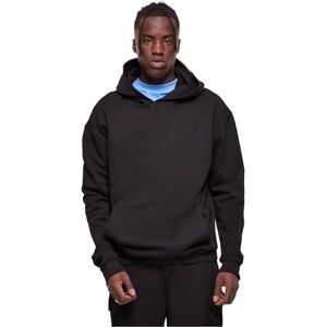 Urban Classics Huvtröja för män, Hood Embroidery Hoody Black S, svart, S Urban Classics Huvtröja för män, Hood Embroidery Hoody Black S, svart, S